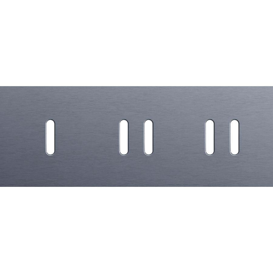 Afdekplaat 3-voud horiz. 71mm centerafst. 226-56703