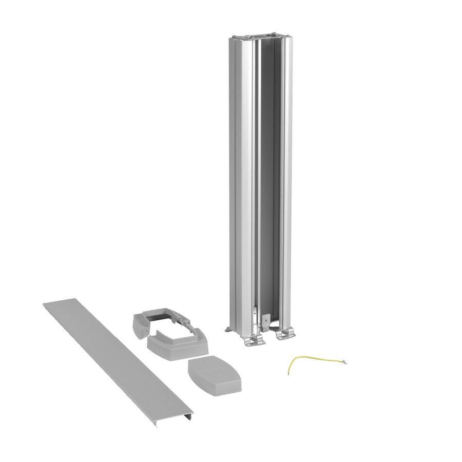 Energiezuil 1 compartiment 80mm 0,68M Aluminium DA