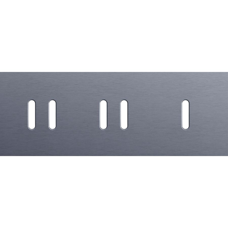 Afdekplaat 3-voud horiz. 71mm centerafst. 226-56704