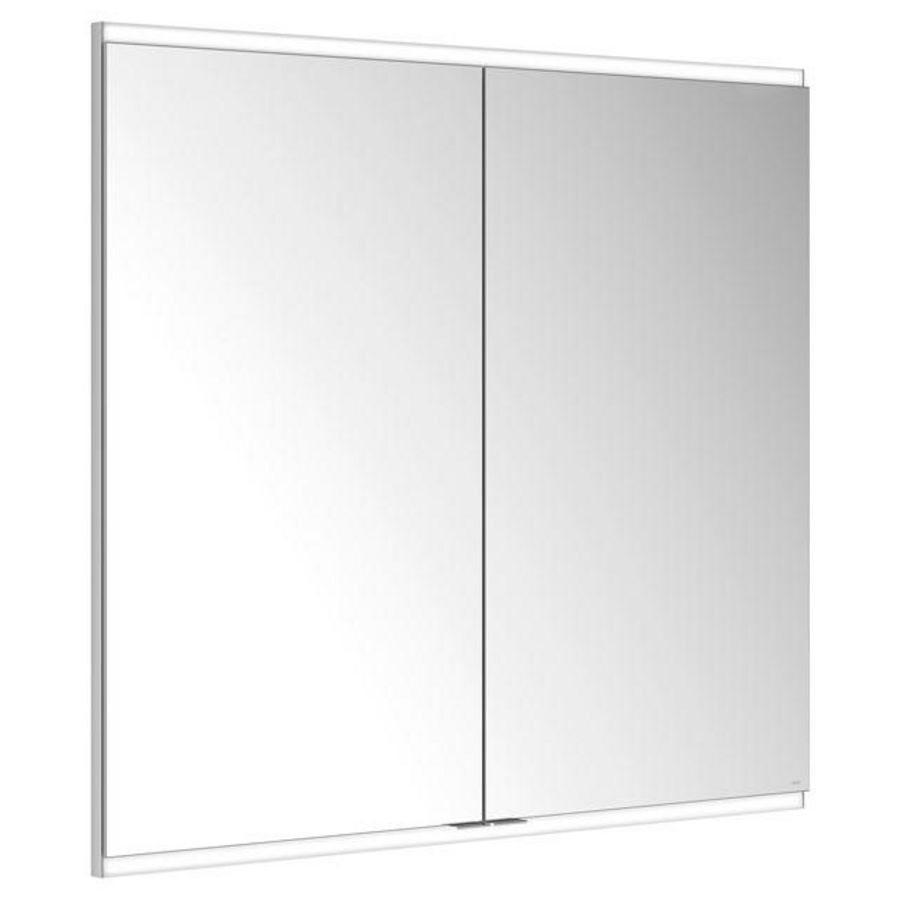 Spiegelkast inbouw verlicht 1050x900x160mm zil. 800210001100000
