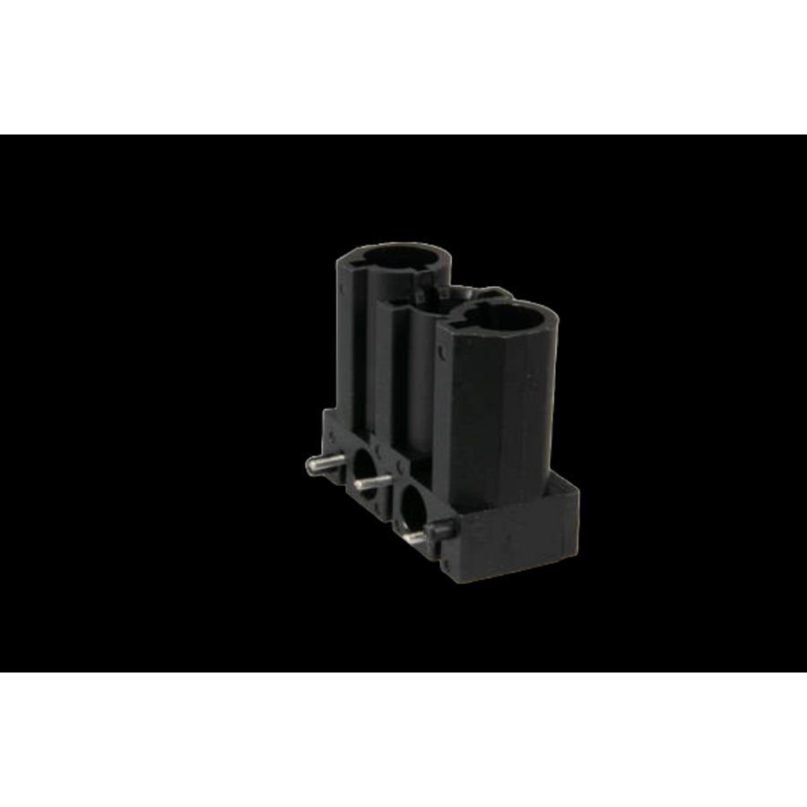 Steker 3-polig male wit (AC166 GSTLH/ 3 zw) VVE=500