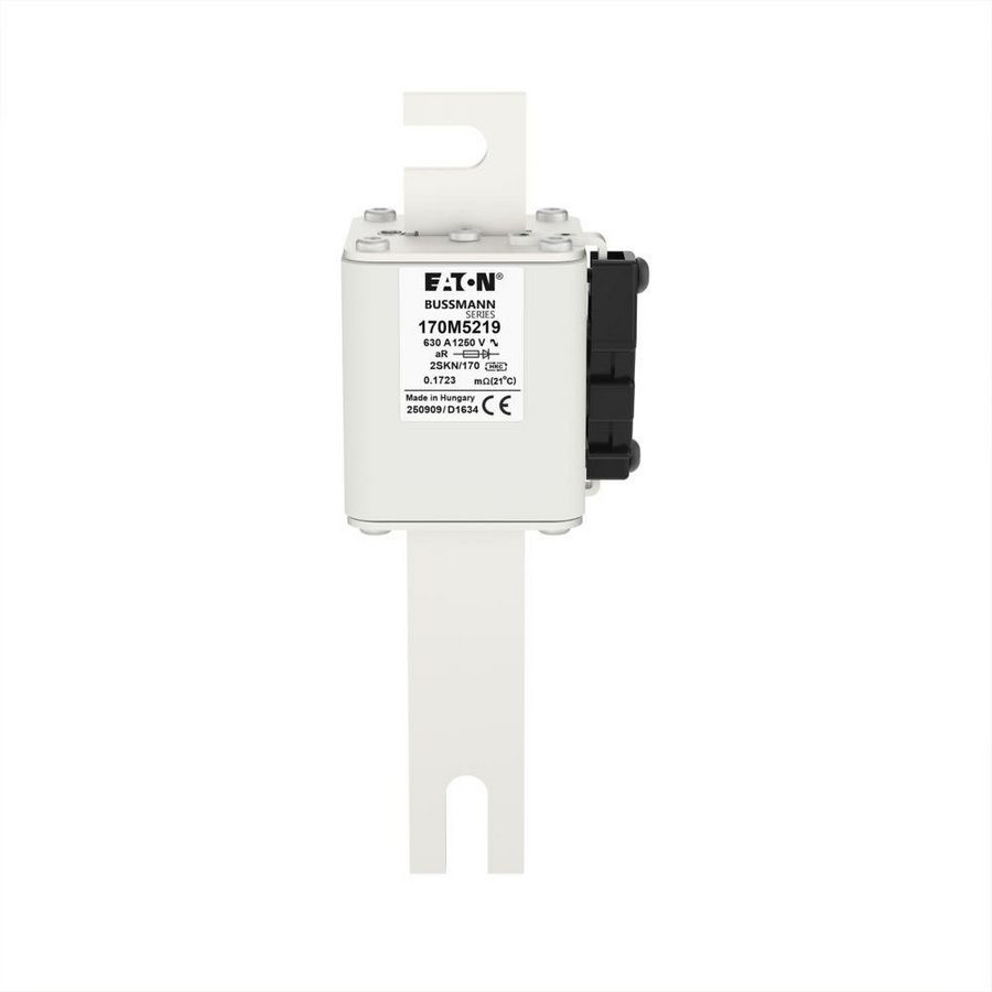 Zekering hoge snelheid 630A AC 1250V 100kA 2 61x77x2 VVE=2