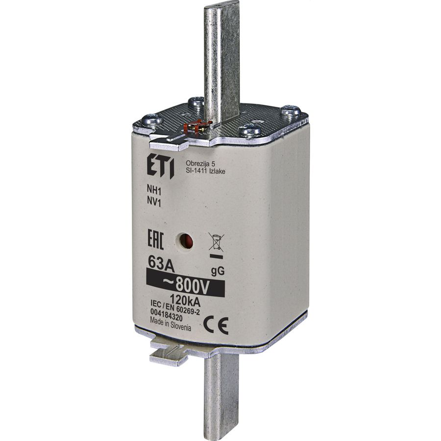 Zekering NH1 gG 125A/800V VVE=3