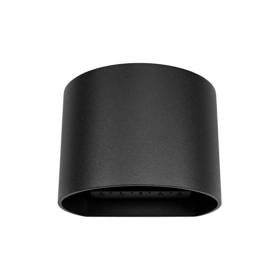 Wandlamp 136x115x100mm 6W 2700K dimbaar zwart