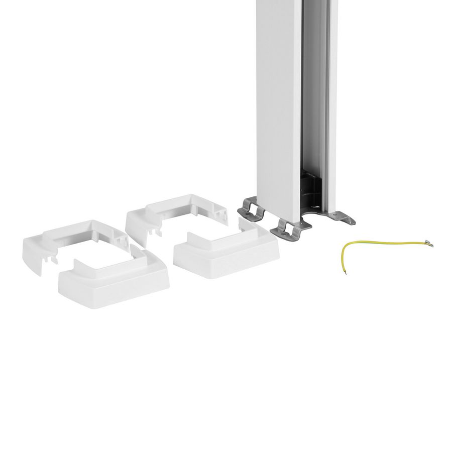 Energiezuil 1 compartiment 45mm 2,70M wit