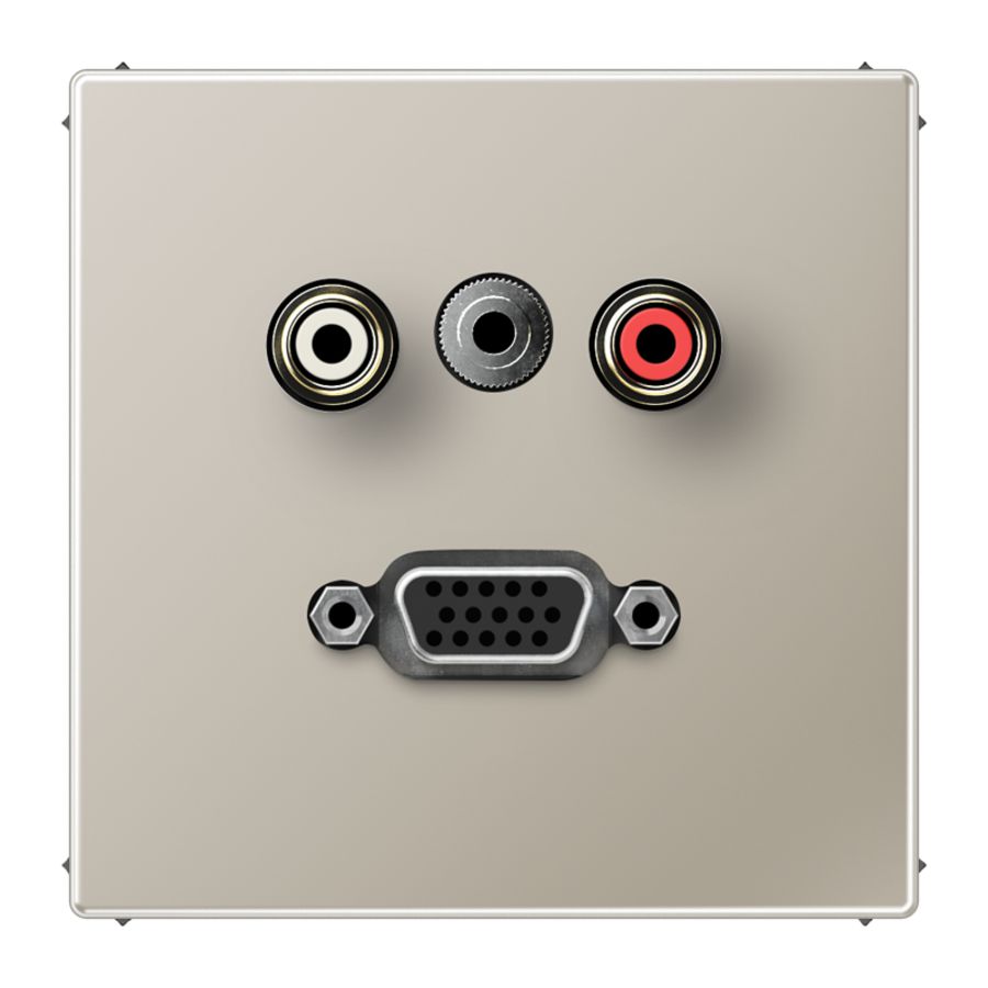 Afdekking edelstaal voor Audio/Jack/VGA LS