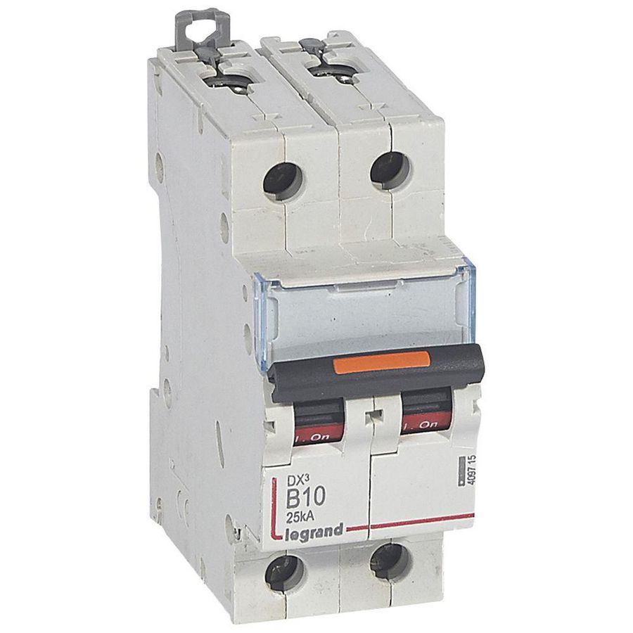 Installatieautomaat 2-polig B-karakteristiek 10A 25kA DX³ DIN