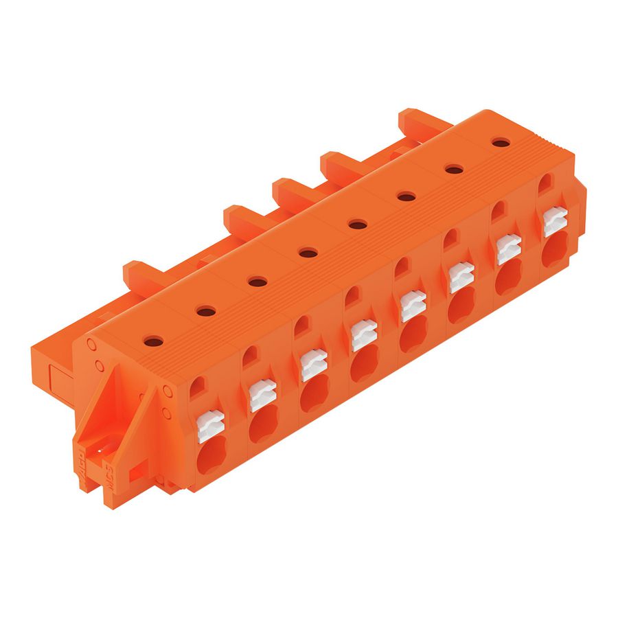 1-draads FE steker Druk oranje 2231-708/031-000 VVE=25