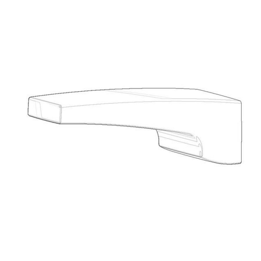 Uitloop 55x90x207mm chr