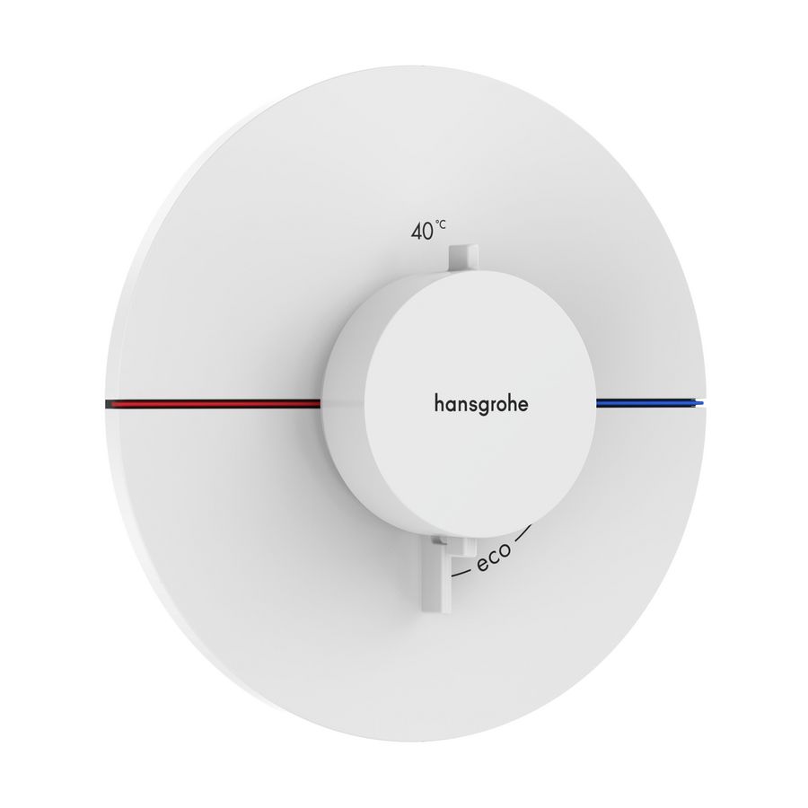 Afbouwdeel ShowerSelect Comfort S thermostaat mat wit