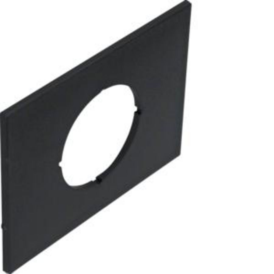 Afdekplaat met opening Ø45mm voor GBZ zwart