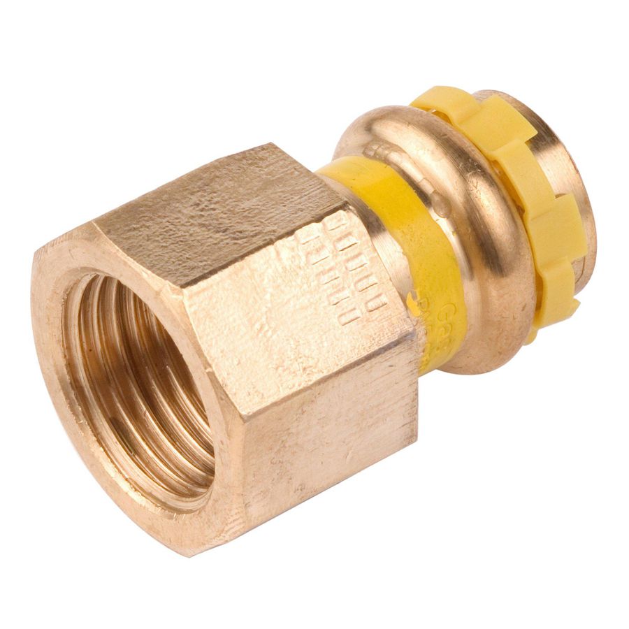 Schroefbus recht SudoPress Koper Gas FF 22x3/4"bi.dr. SPG4270GV VVE=5