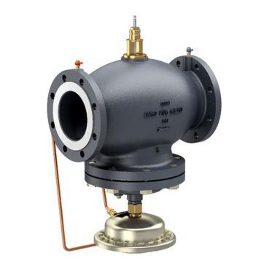 PIBCV Valve 125mm 2-Way Flanged Brass 44 to 110 m3/h Gl