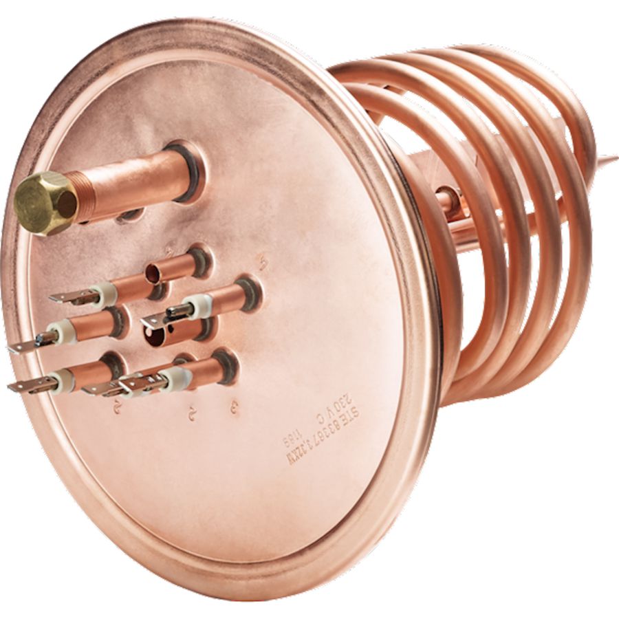 Verwarmingsflens 3320W 230V koper