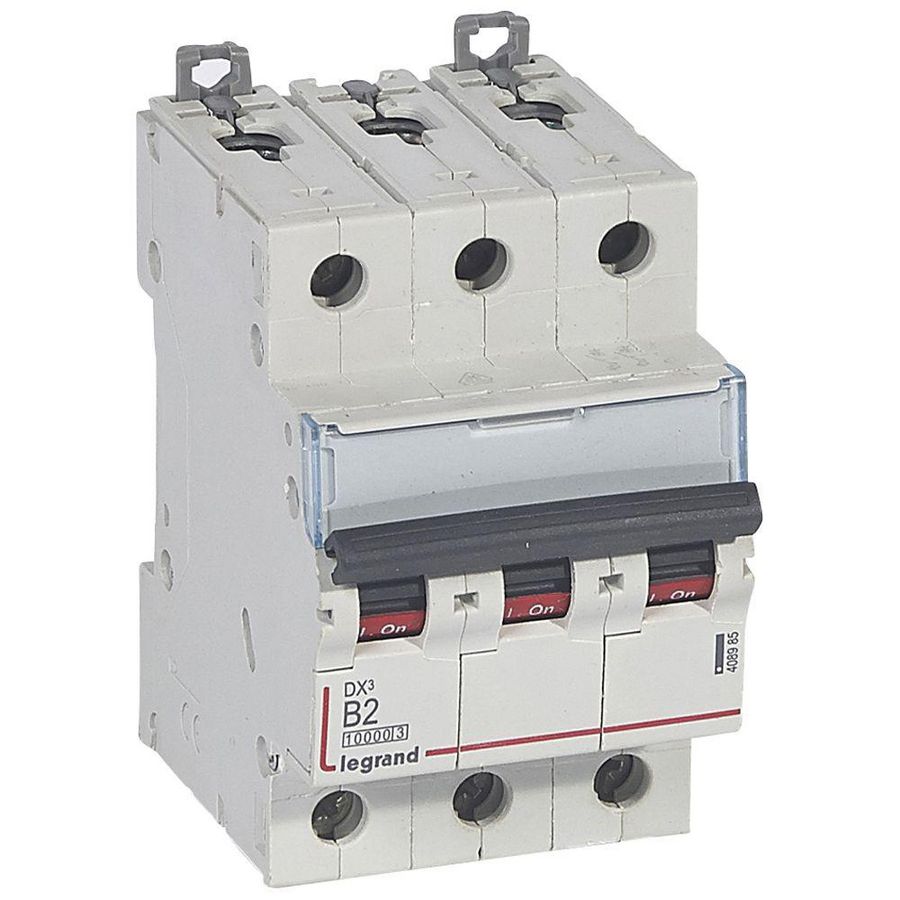 Installatieautomaat MCB DX³ 3-polig B-karakteristiek 2A 10000A