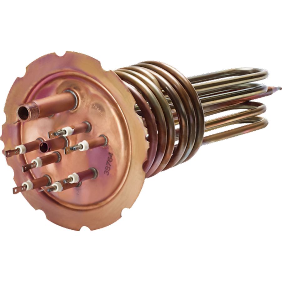 Verwarmingsflens 6000W 230V koper 138664