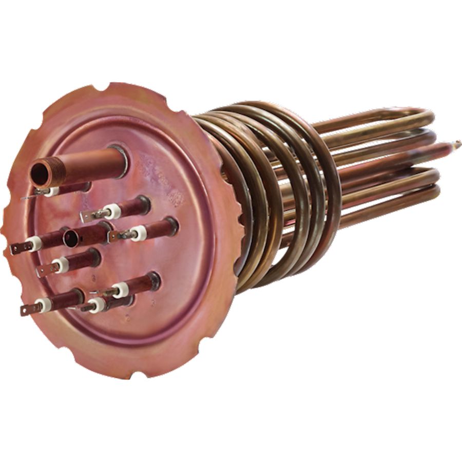 Verwarmingsflens 6000W 230V koper 138665
