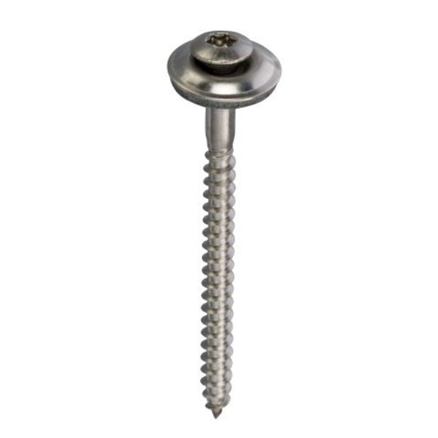 Doos a 100st. Spenglerschroef 4.5x100mm Torx-20 RVS A2 15mm