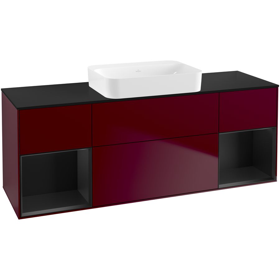 Wastafelonderkast Finion 1600x603x501mm Peony Matt Lacquer G742PDHB