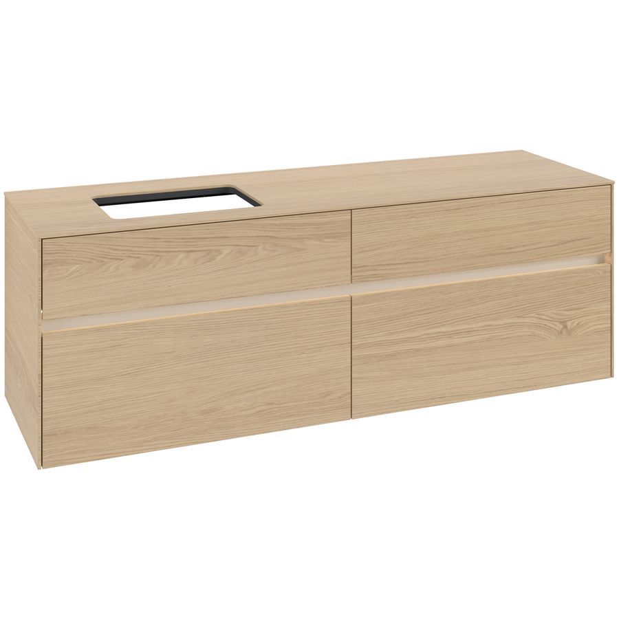 Wastafelonderkast Collaro 1600x548x500mm Nord.Oak C121B0VJ