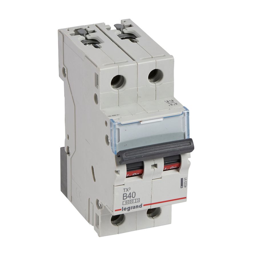 Installatieautomaat MCB TX3 2-polig B-karakteristiek 40A 6000A