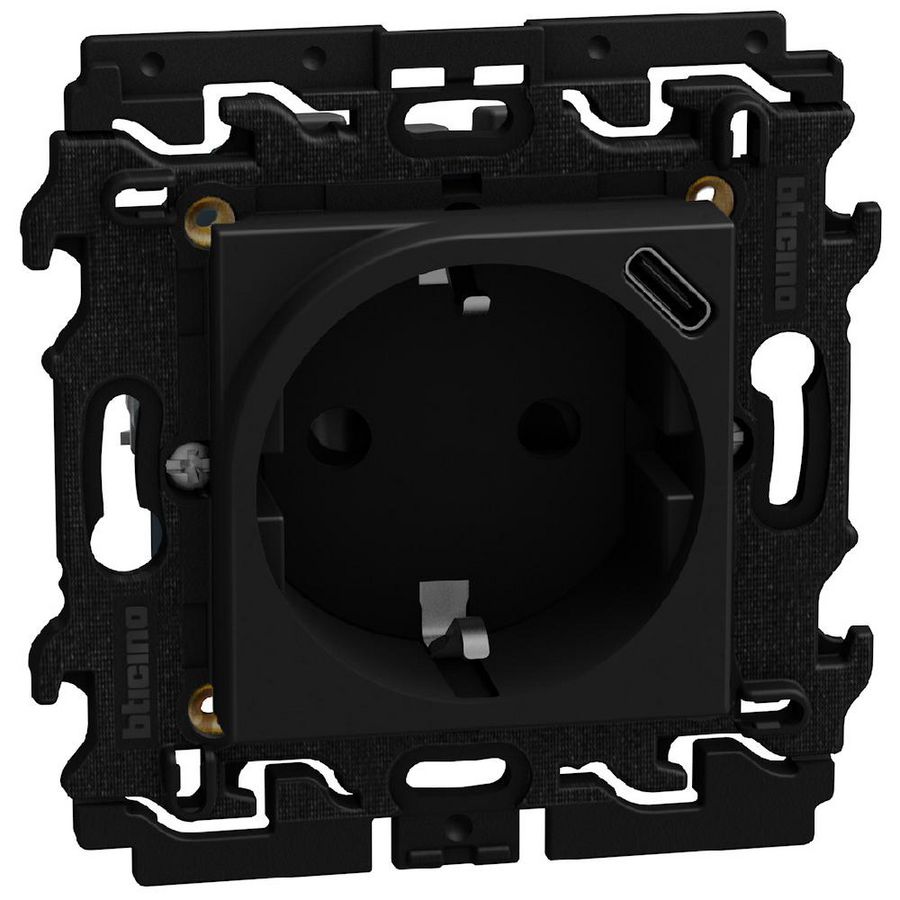 Doos a 5st. Light Now Wandcontactdoos 2P+A met USB type C oplader - 2 mo