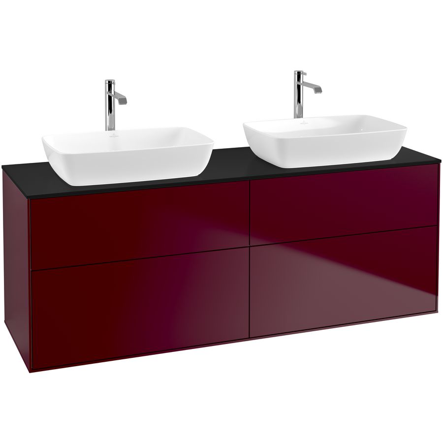 Wastafelonderkast Finion 1600x603x501mm Peony Matt Lacquer G84200HB