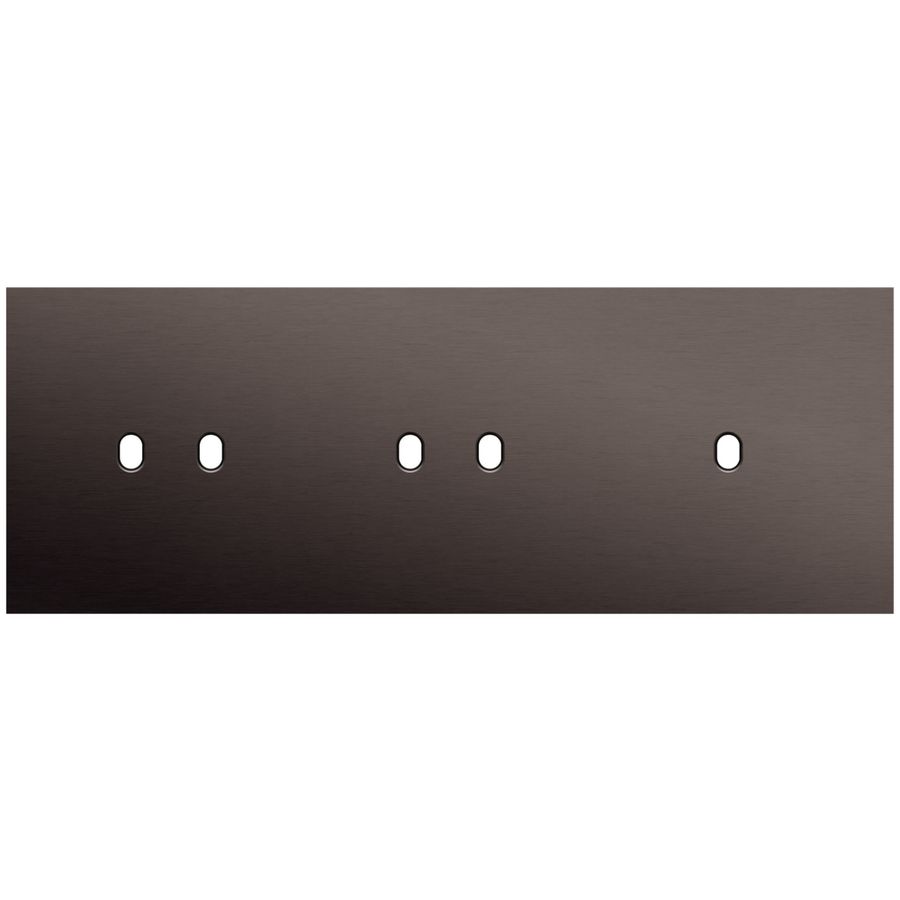 3-voudige afdekplaat horizontaal 71mm centerafstand voor twee twee
