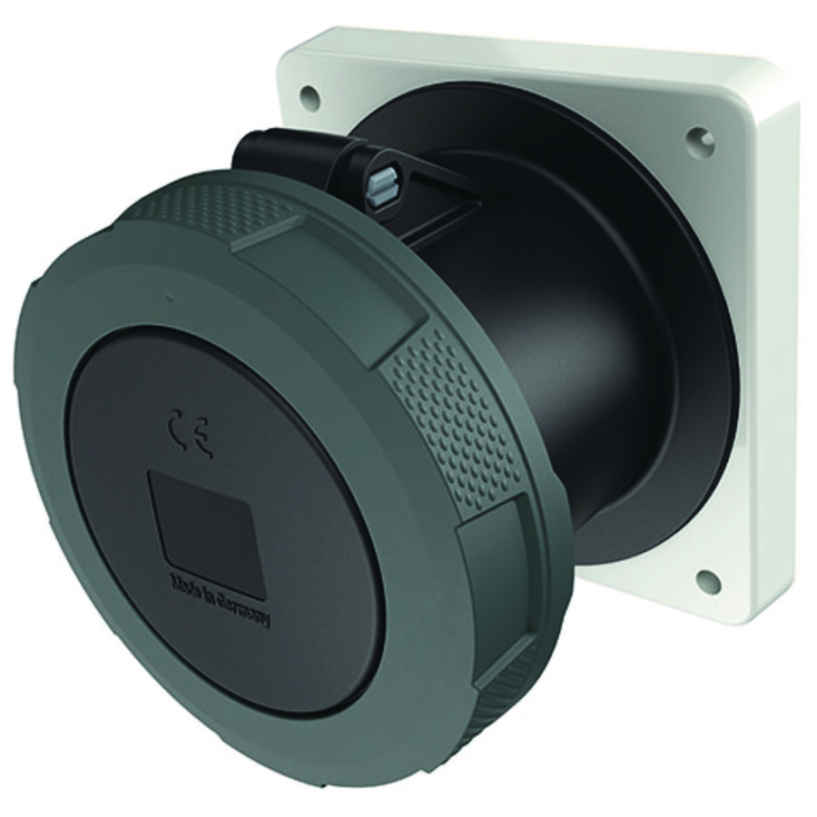 Inbouwwandcontactdoos 125A 5-polig  5H 600-690V IP67 +P