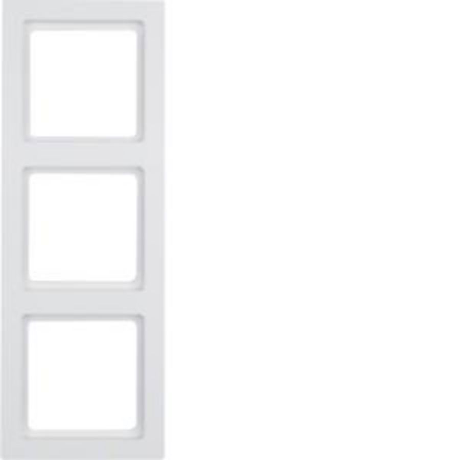 Afdekraam 3-v berker Q.3 polarwit soft-finish