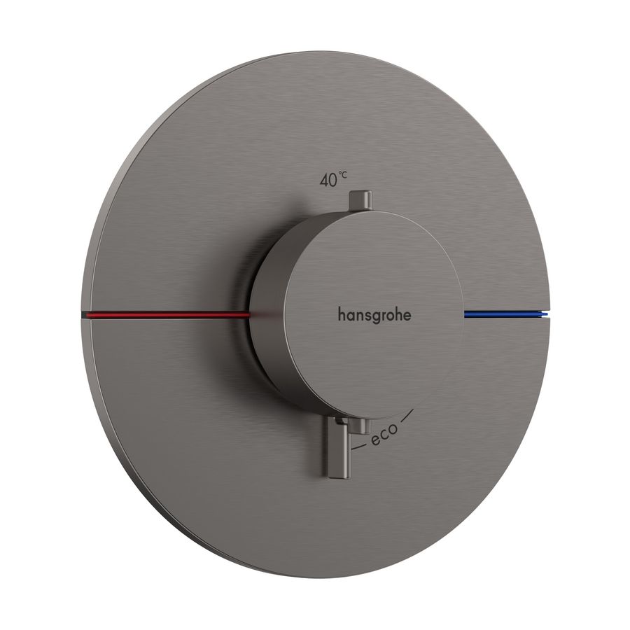 Afbouwdeel ShowerSelect Comfort S thermostaat Brushed Black Chrome