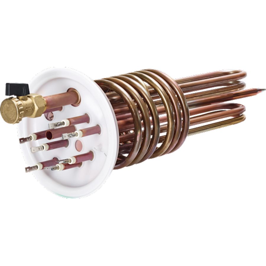 Verwarmingsflens 6000W 230V koper 152347
