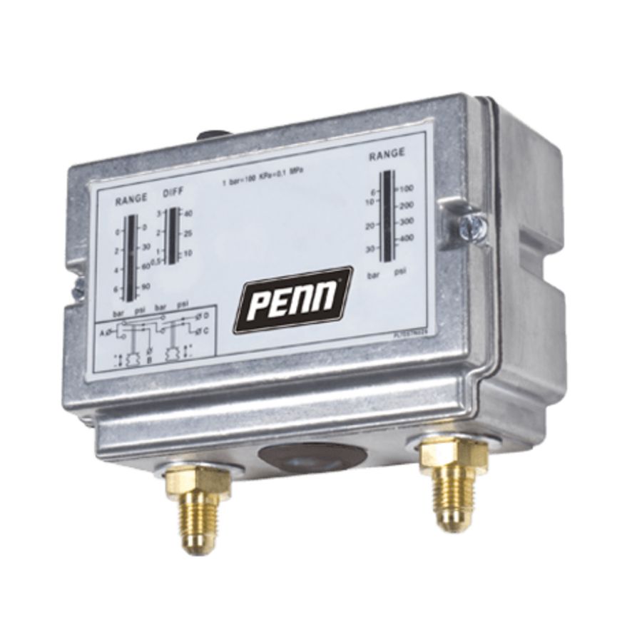 HD/LD pressostaat laag -0,5-7 hoog 3-30Bar, PED P78MCB-9800