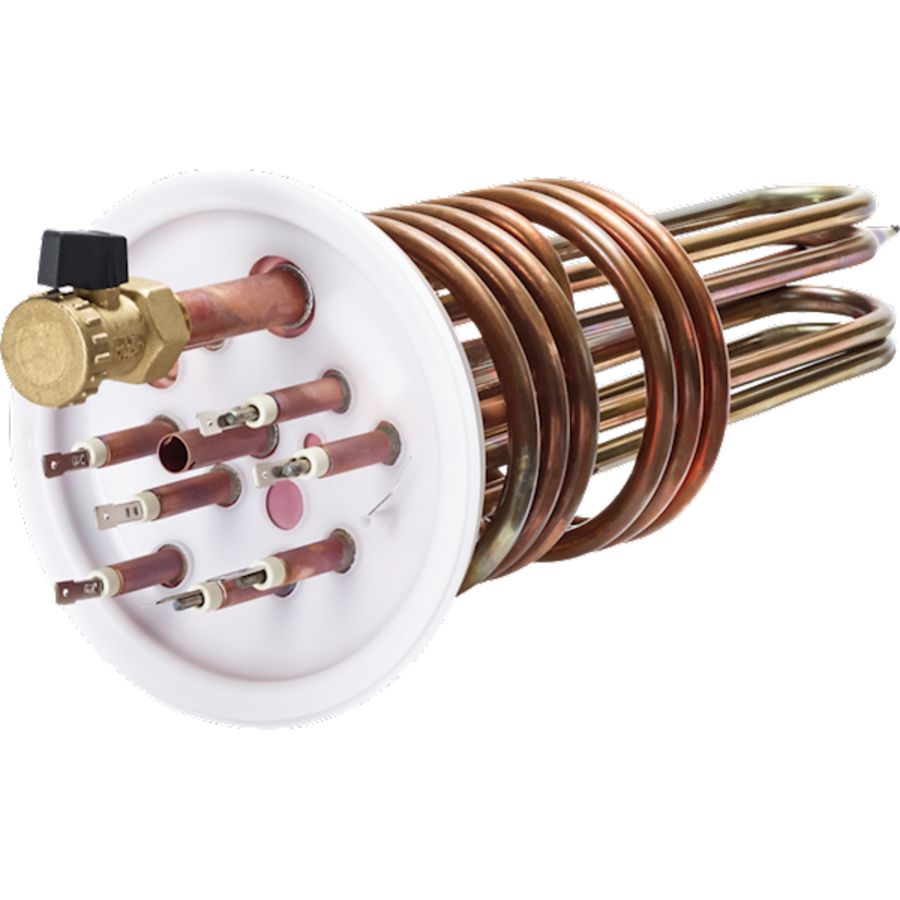 Verwarmingsflens 6000W 230V koper 152348