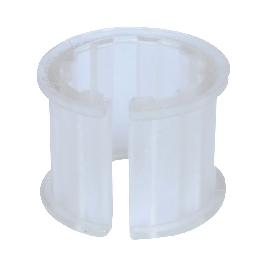 Inlegrubber PVC transparant 15mm tbv muurbeugel 22mm
