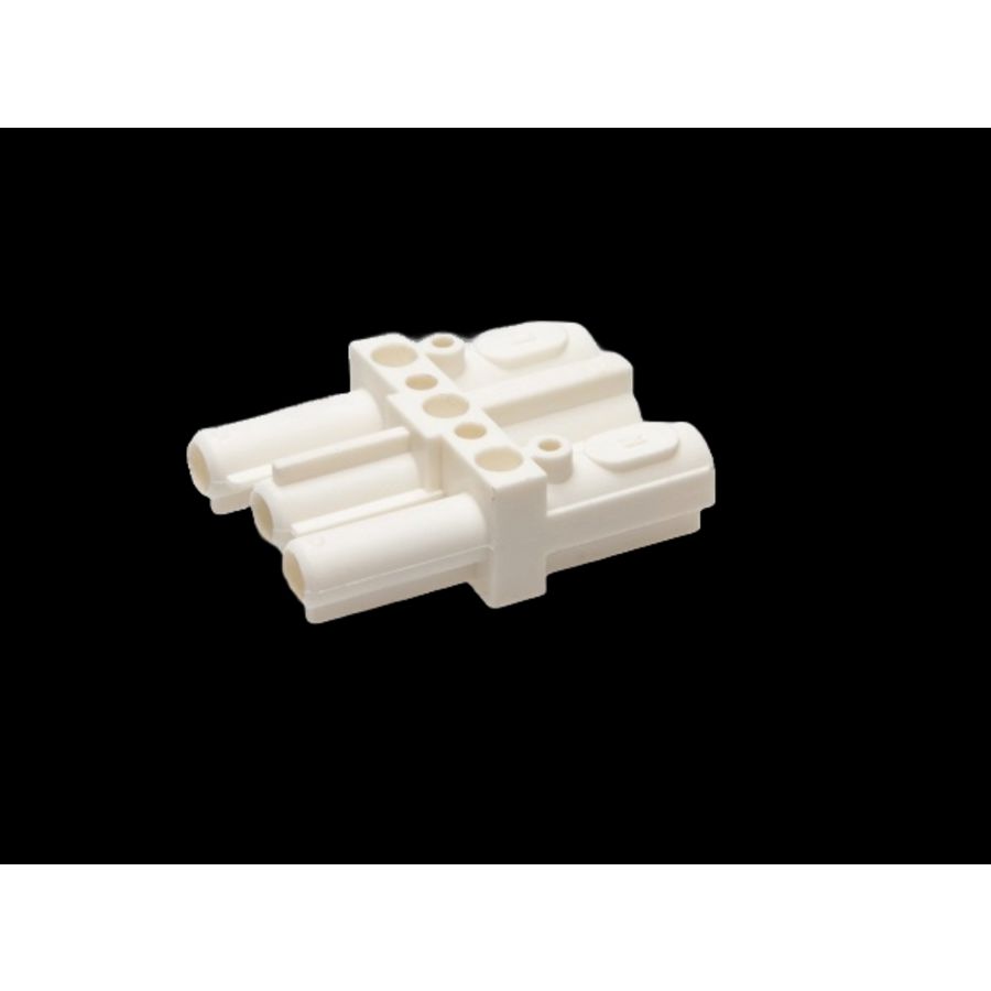 Koppeling 3-polig wit (AC166 KU/ 3 w) VVE=200