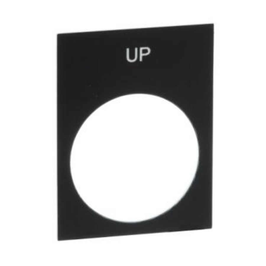 Schild 30x40mm etiket 8x27mm Zwart/wit Harmony XB4/XB5