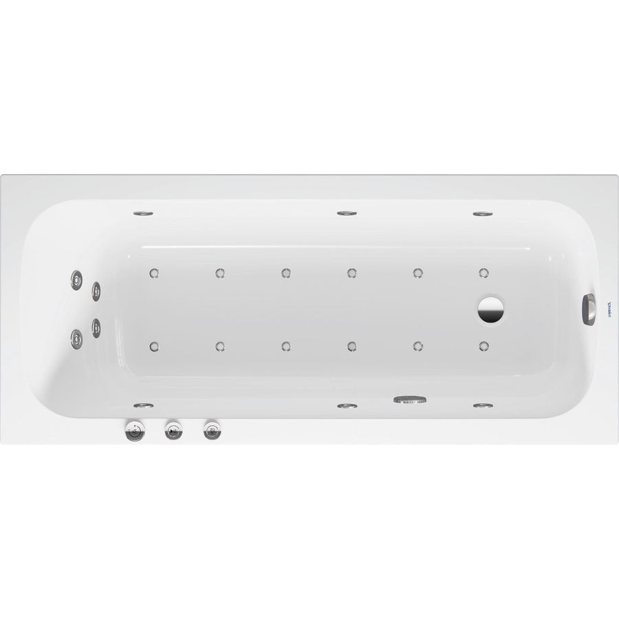 Qatego Whirlbad Wit 1600x700x480mm 760610000CP1000