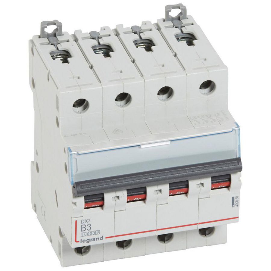 Installatieautomaat MCB DX³ 4-polig B-karakteristiek 3A 10000A