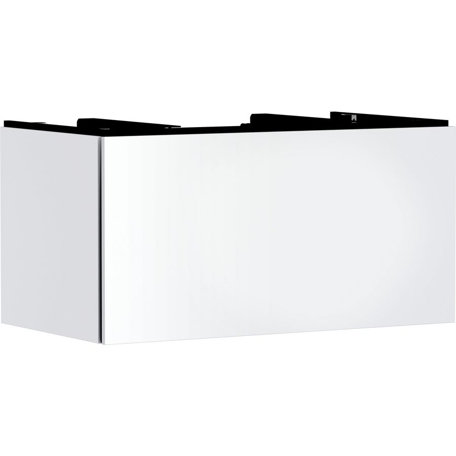 Badmeubel Xilesa E 980/550 1 lade waskom/gesl. wastafel mat wit