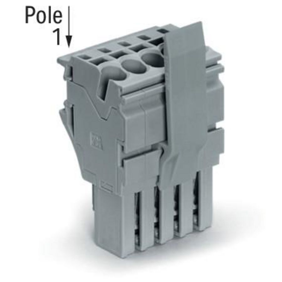 1-draads FE steker 4 mm² blauw 2022-101/122-006 VVE=200