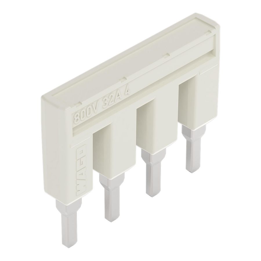 Brug 4-voudig geisoleerd lichtgrijs 2004-404 VVE=25