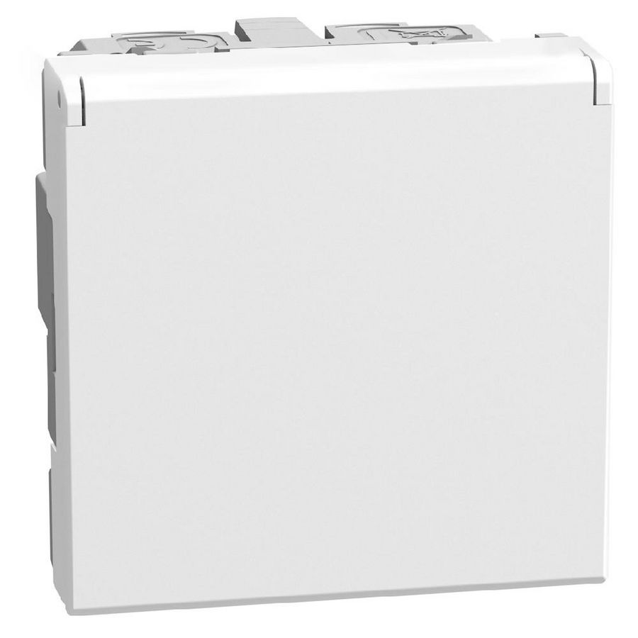Doos a 20st. Light Now Wandcontactdoos 2P+Penaarde met klapdeksel - 2 mo