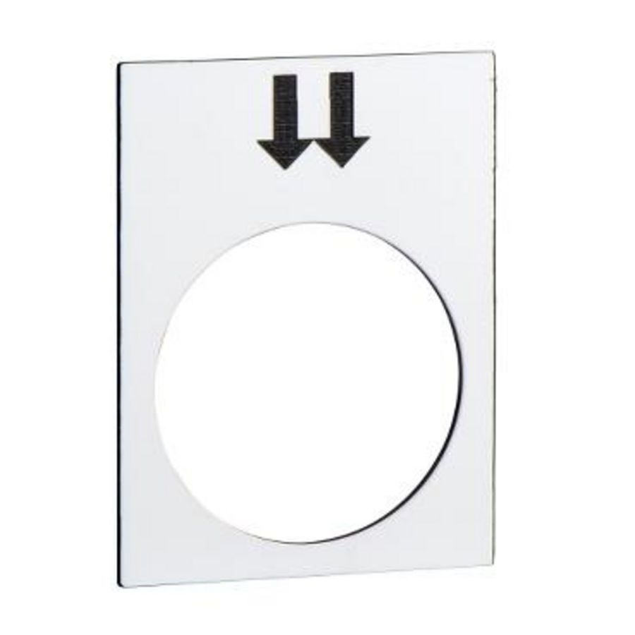 Etiket 30x40mm Markering symbool Wit Harmony XAC VVE=10