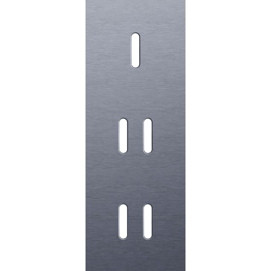 Afdekplaat 3-voud vertic. 71mm centerafst 226-56953