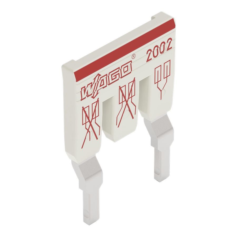 Combinatiebrug 2-voudig van 1 naar 3 lichtgrijs VVE=25