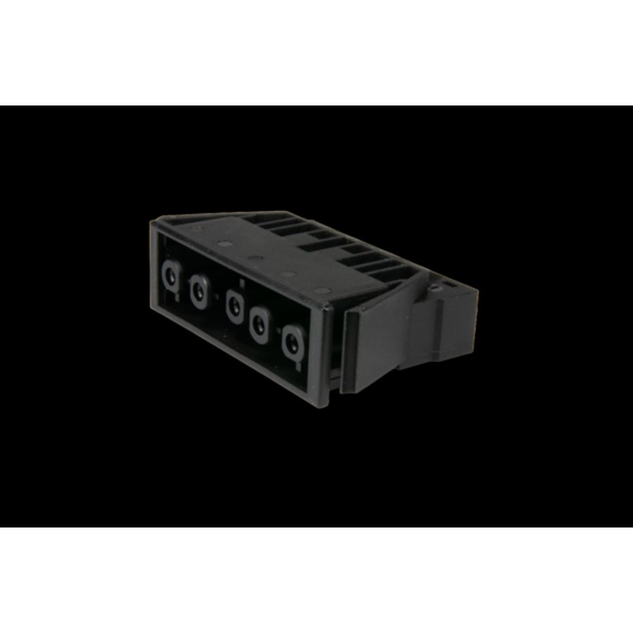 Chassisdeel 5-polig female zwart (AC166 GEBU/ 5 zw) VVE=10