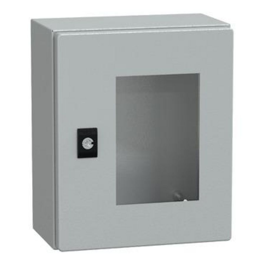 Deur 300x250x150mm IP66 / IK10 Transparant RAL70 Spacial CRN