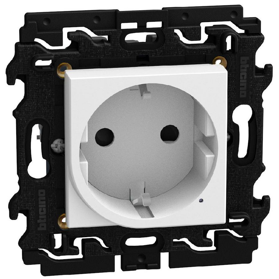 Light Now WN - Wandcontactdoos2P+A 2 modules - wit