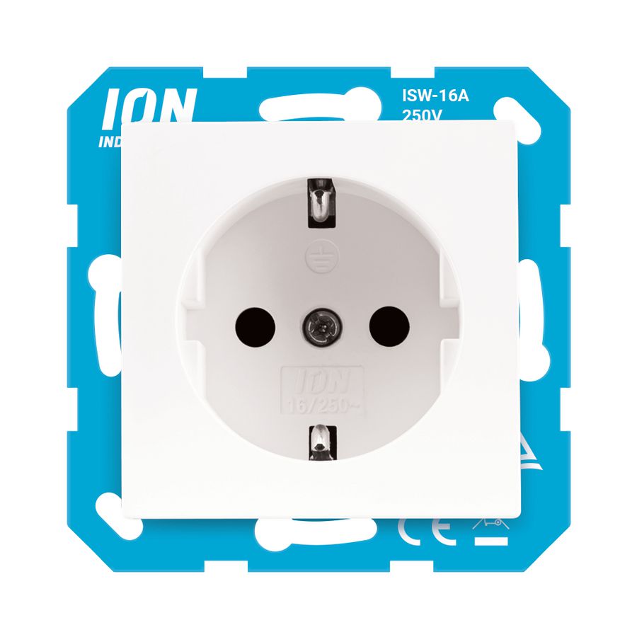 Wandcontactdoos RA met Aanraakbeveiliging V1/J1  VVE=100